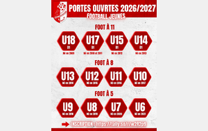 PORTES OUVERTES – SAISON 2026/2027 ⚽